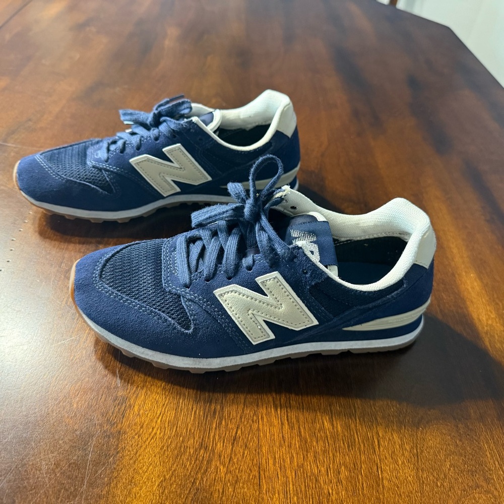 New Balance Blue and White Sneakers Classic Design
